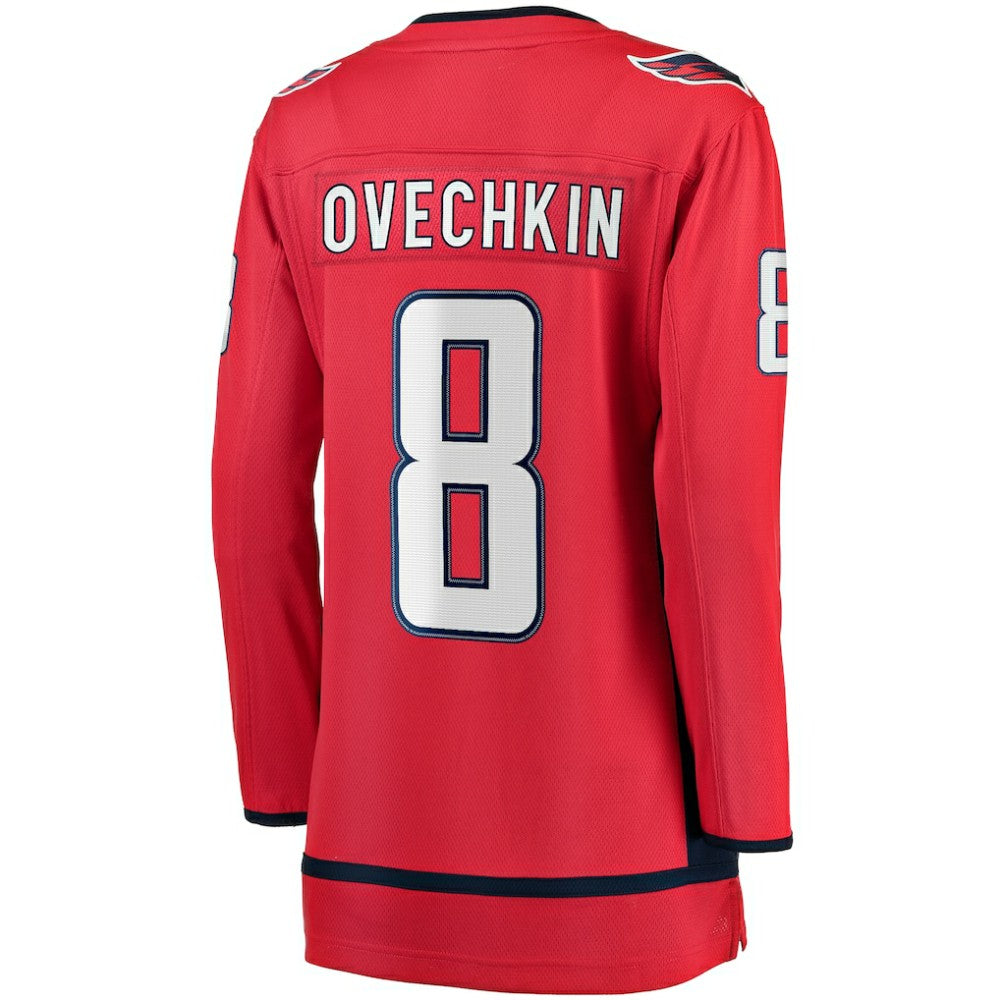 Alexander Ovechkin Washington Capitals Fanatics Women's Captain Patch Home Breakaway Player Jersey Sale