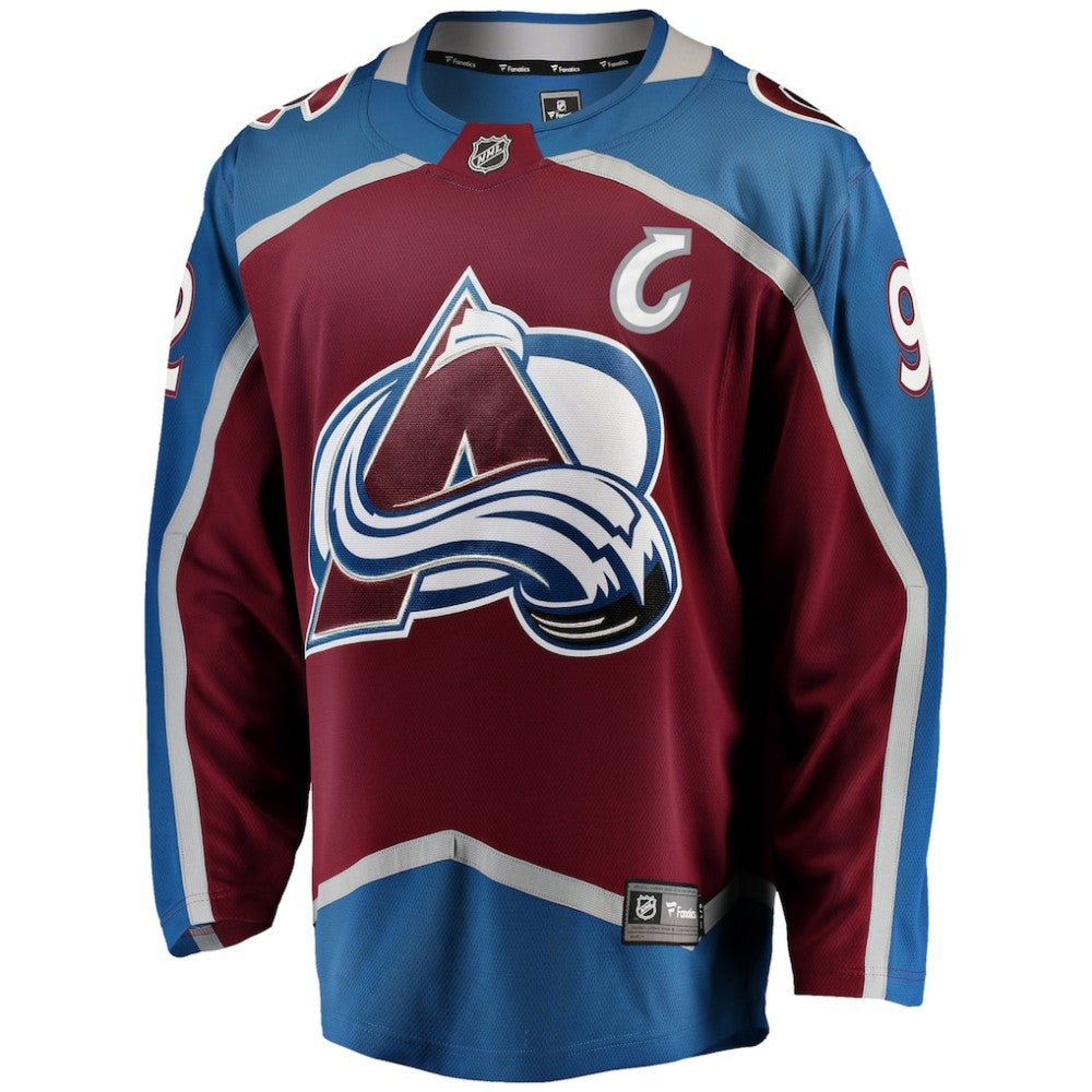 Gabriel Landeskog Colorado Avalanche Fanatics Captain Patch Home Breakaway Jersey Outlet