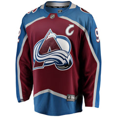 Gabriel Landeskog Colorado Avalanche Fanatics Captain Patch Home Breakaway Jersey Outlet