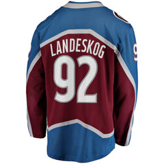Gabriel Landeskog Colorado Avalanche Fanatics Captain Patch Home Breakaway Jersey Outlet