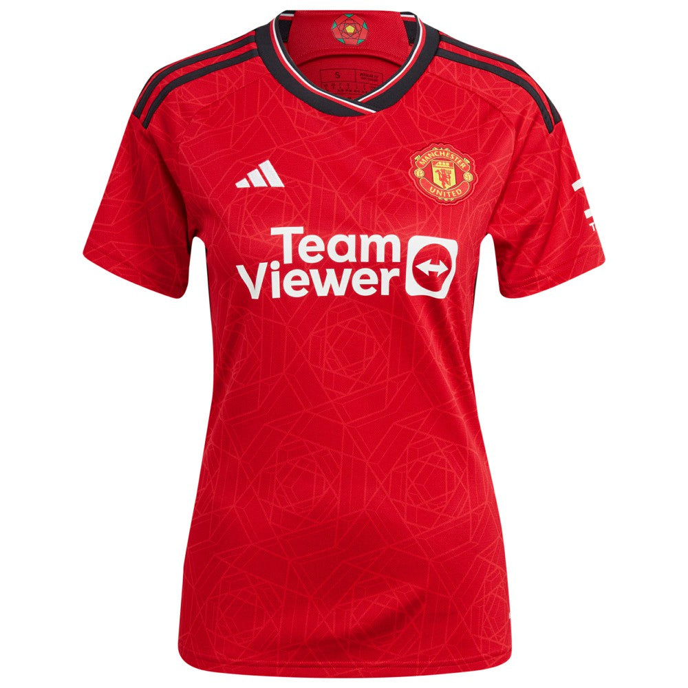 Casemiro Manchester United Women's 2023/24 Home Replica Player Jersey Red - Adidas