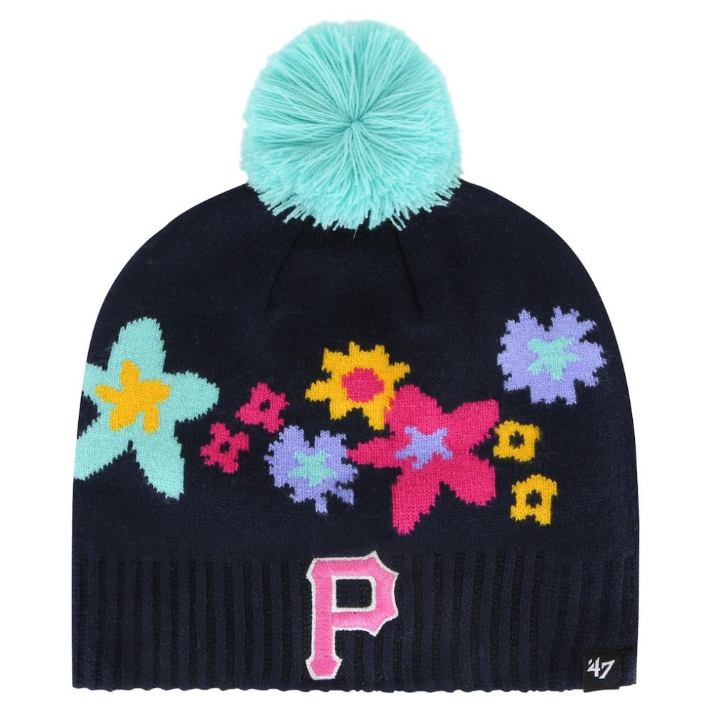 Pittsburgh Pirates '47 Girls Youth Buttercup Knit Beanie with Pom | MLB US