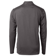 Philadelphia Eagles  Cutter & Buck Gridiron Classics Big & Tall Virtue Eco Pique Micro Stripe Recycled Quarter-Zip Pullover Top