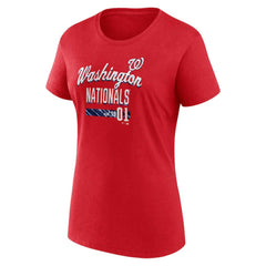 Washington Nationals Fanatics Women's Logo Fitted T-Shirt | MLB Sale