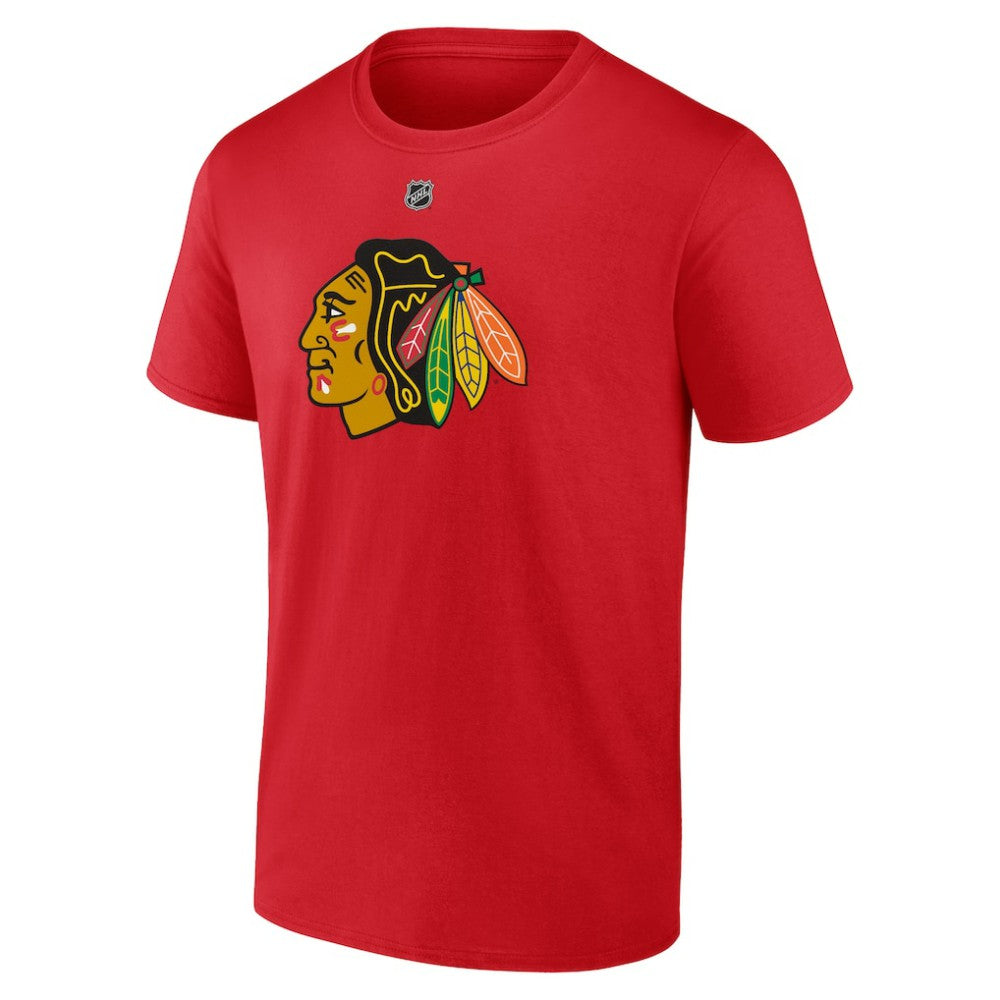 Connor Bedard Chicago Blackhawks Fanatics Authentic Stack Name & Number T-Shirt Sale