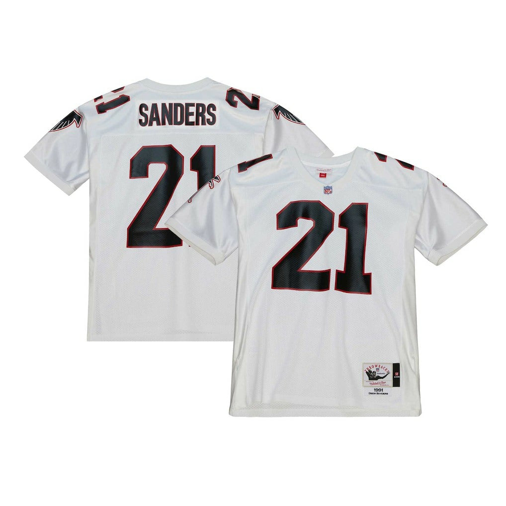 Atlanta Falcons Mitchell & Ness Deion Sanders  1991 Authentic Throwback Retired Player Jersey
