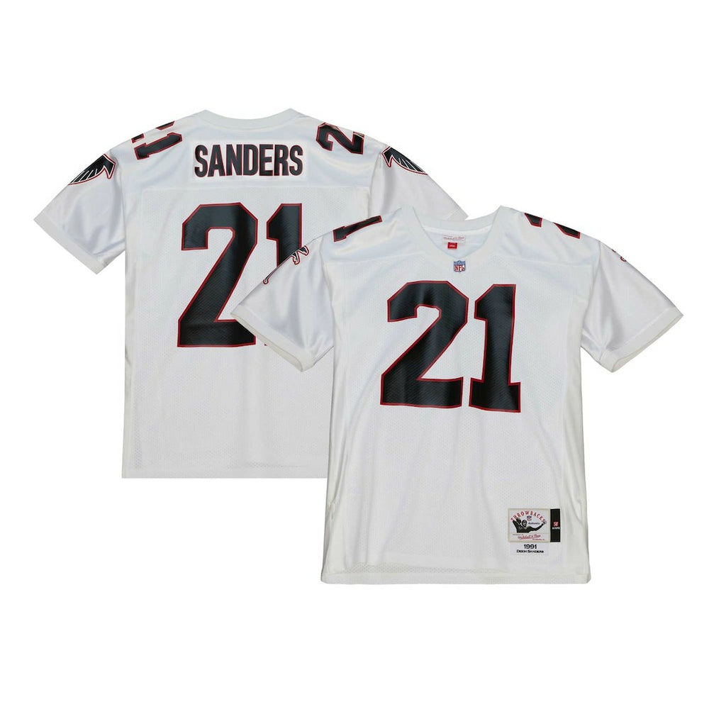Atlanta Falcons Mitchell & Ness Deion Sanders  1991 Authentic Throwback Retired Player Jersey