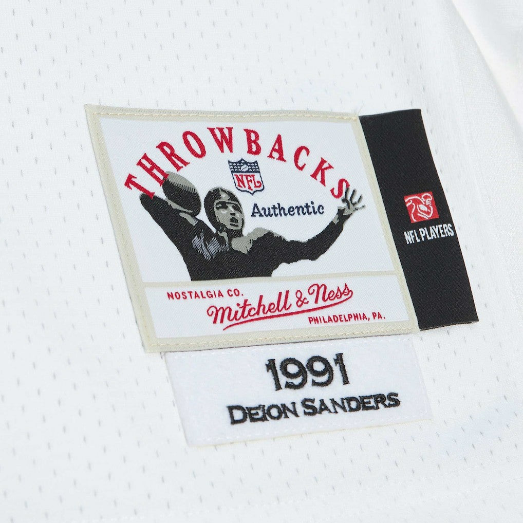 Atlanta Falcons Mitchell & Ness Deion Sanders  1991 Authentic Throwback Retired Player Jersey