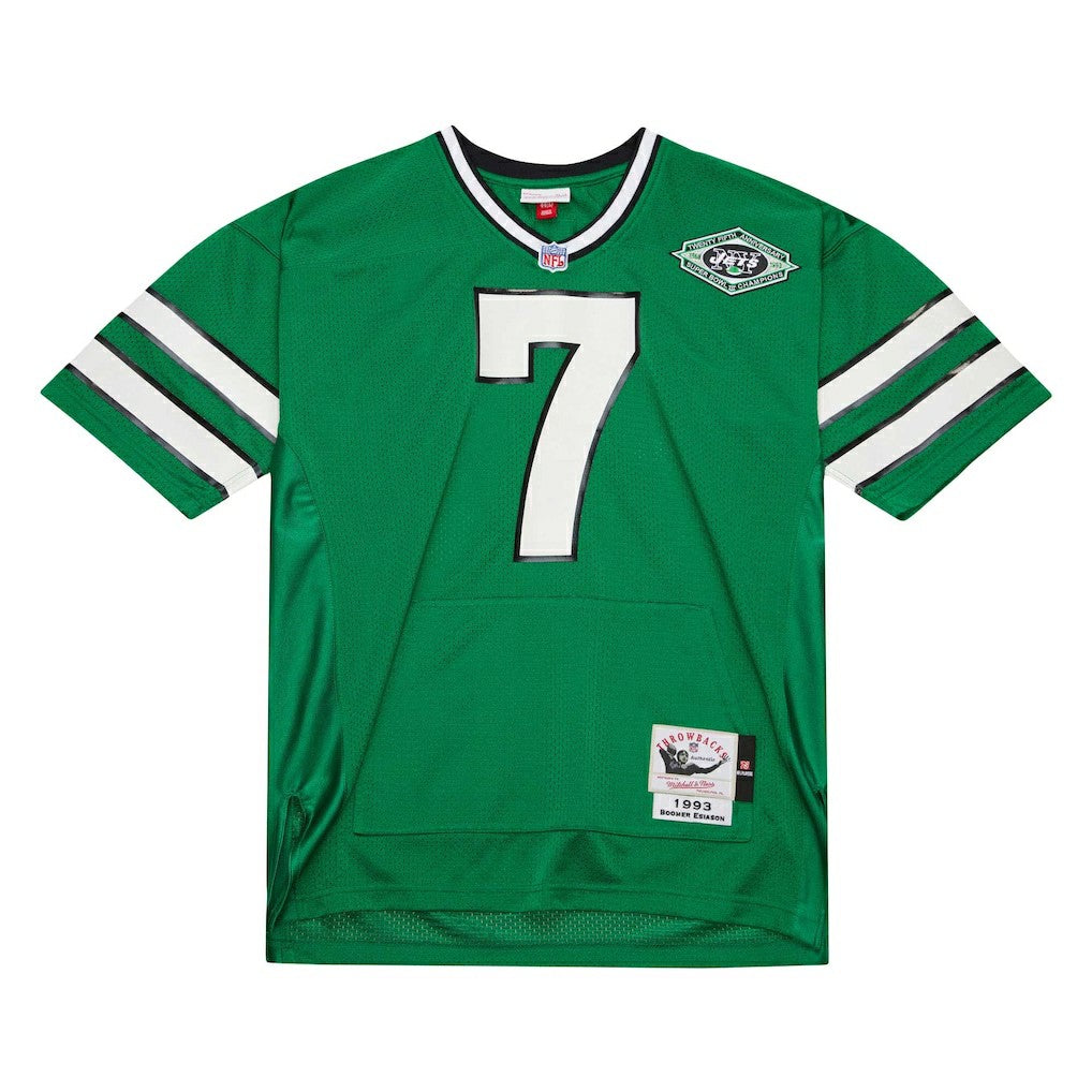 New York Jets Mitchell & Ness Boomer Esiason  1993 Authentic Throwback Retired Player Pocket Jersey