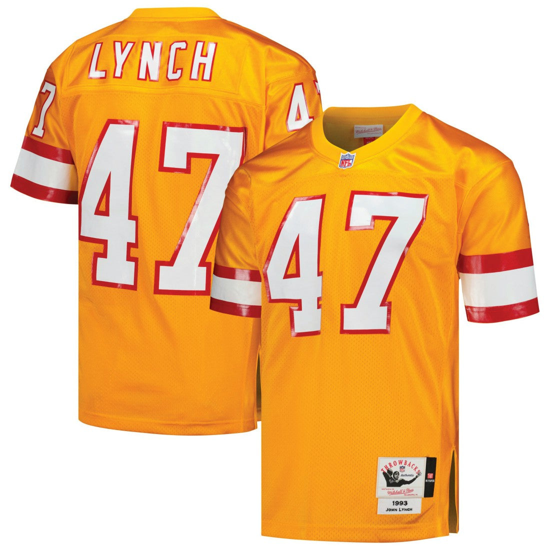 Tampa Bay Buccaneers Mitchell & Ness John Lynch  1993 Authentic Throwback Retired Player Jersey