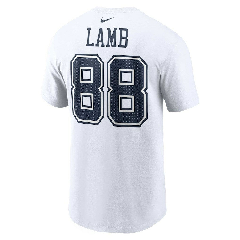 Dallas Cowboys Nike CeeDee Lamb  Player Name & Number T-Shirt