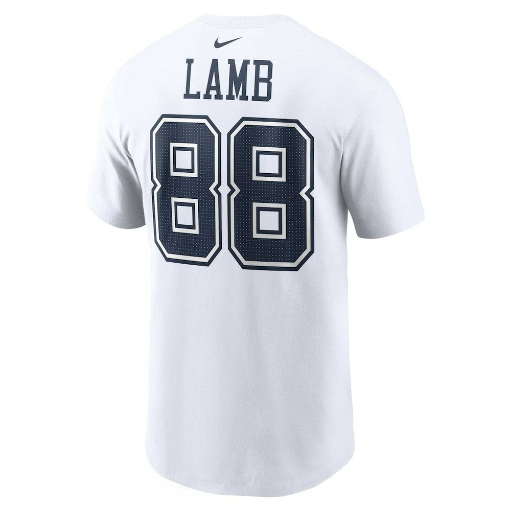 Dallas Cowboys Nike CeeDee Lamb  Player Name & Number T-Shirt