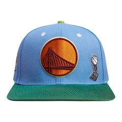 Golden State Warriors Pro Standard Retro Program 2-Tone Snapback Hat sale On Sale