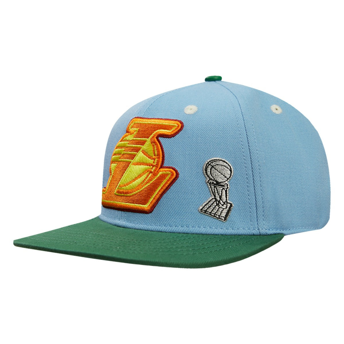 Los Angeles Lakers Pro Standard Retro Program 2-Tone Snapback Hat Outlet