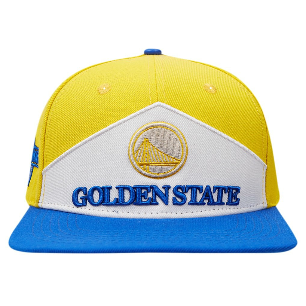 Golden State Warriors Pro Standard Pinch Chevron Adjustable Hat sale For Sale
