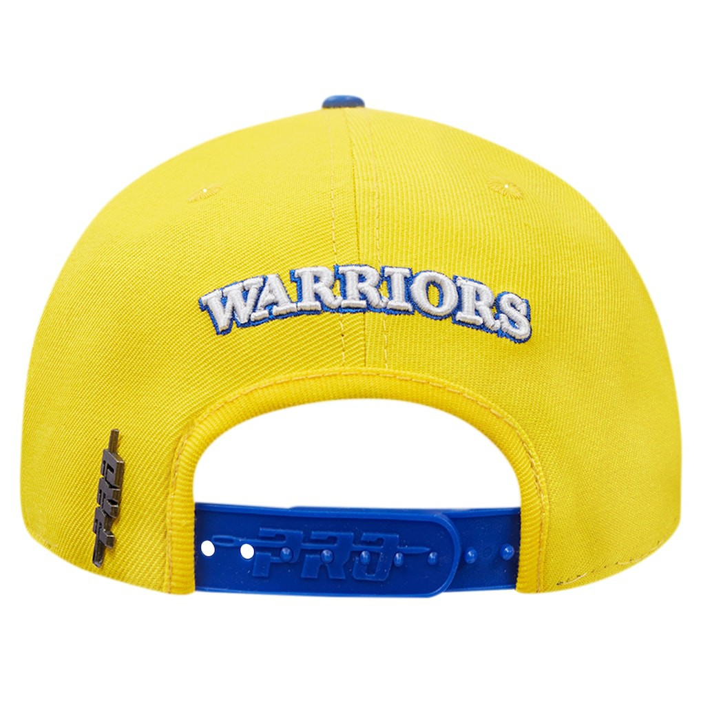 Golden State Warriors Pro Standard Pinch Chevron Adjustable Hat sale For Sale