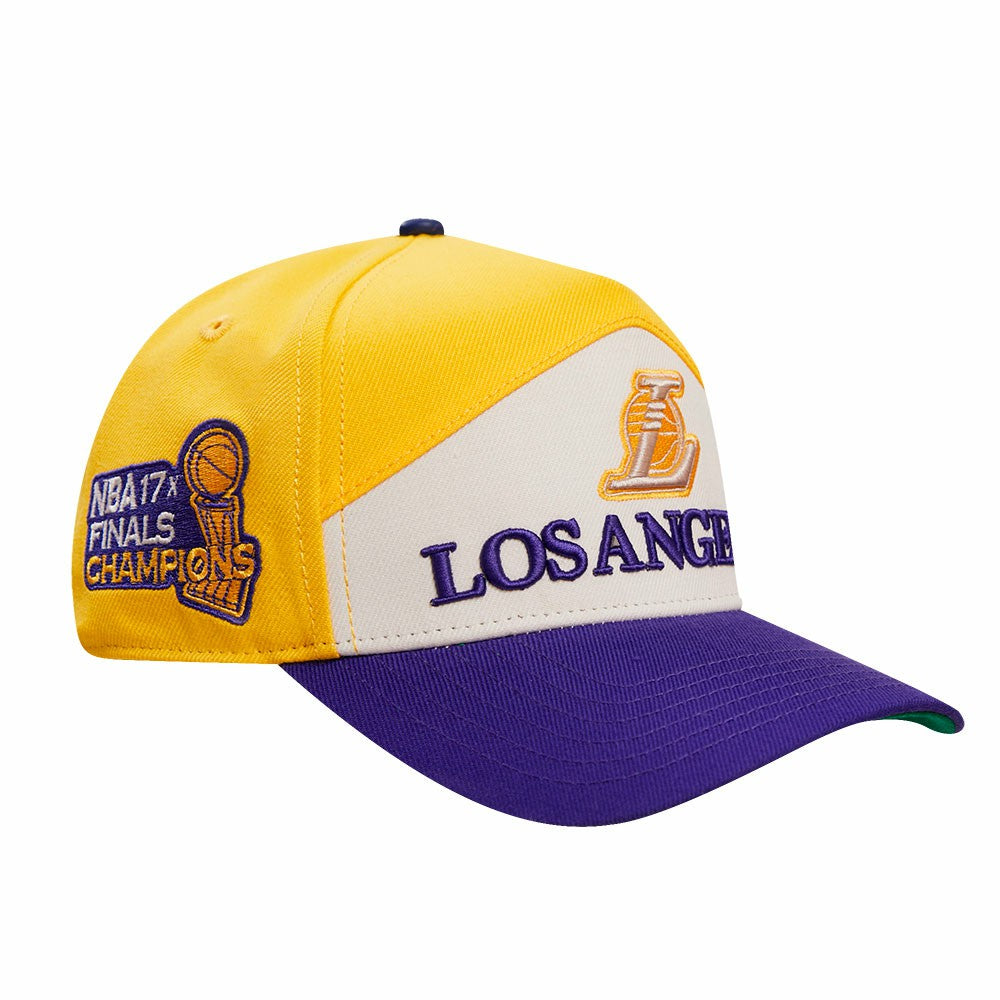 Los Angeles Lakers Pro Standard Pinch Chevron Adjustable Hat On Sale