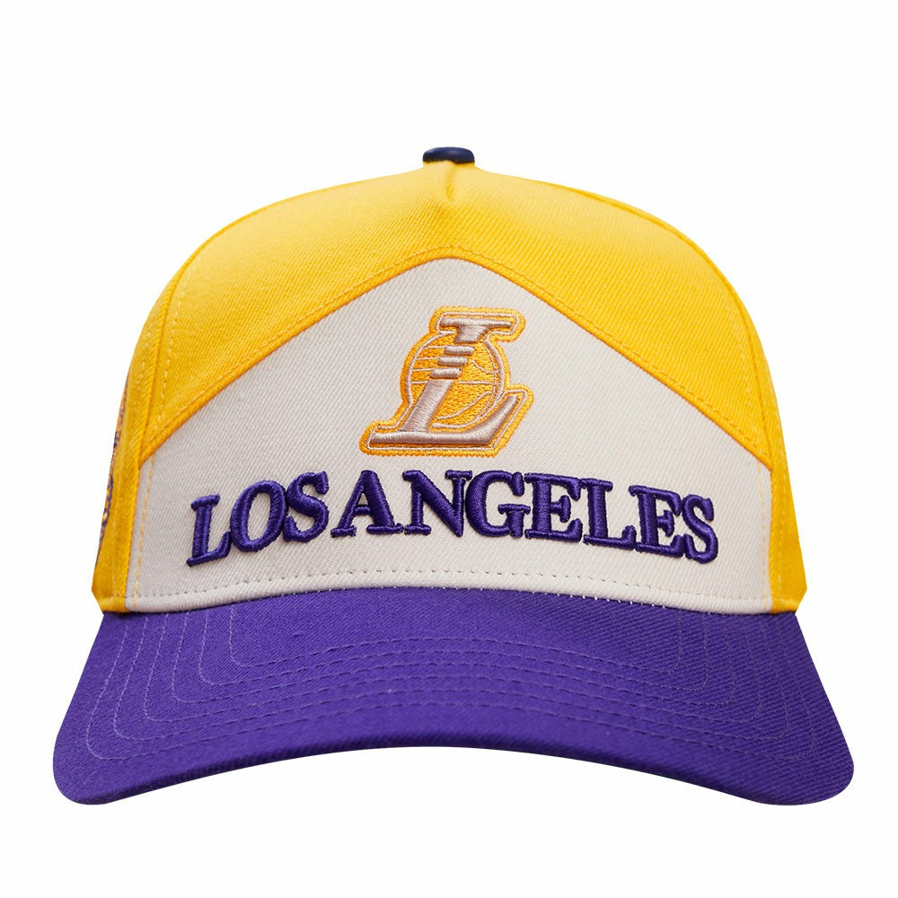Los Angeles Lakers Pro Standard Pinch Chevron Adjustable Hat On Sale