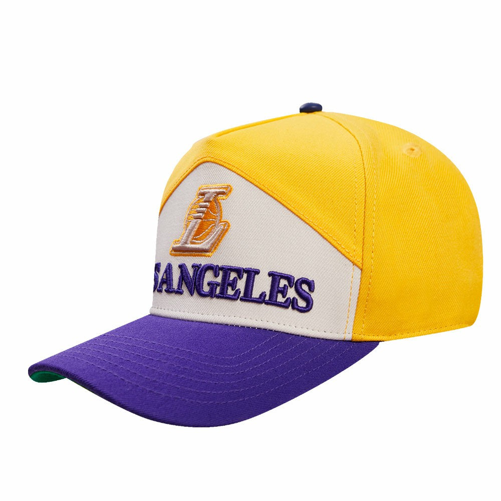 Los Angeles Lakers Pro Standard Pinch Chevron Adjustable Hat On Sale
