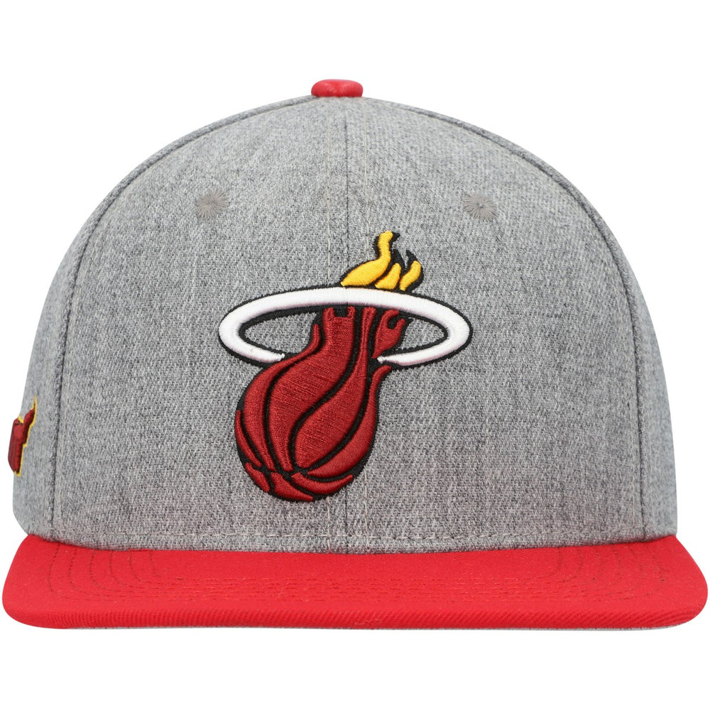 Miami Heat Pro Standard Classic Logo Two-Tone Snapback Hat For Sale