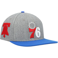 Philadelphia 76ers Pro Standard Classic Logo Two-Tone Snapback Hat On Sale