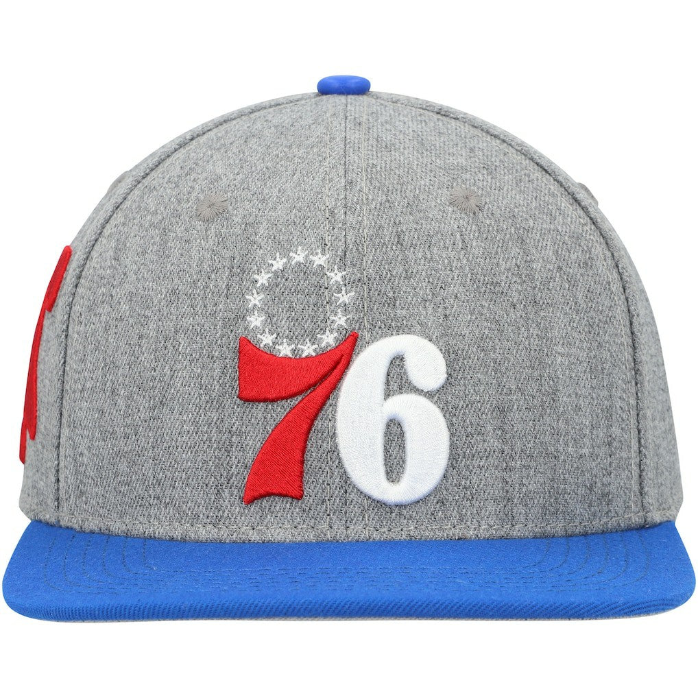 Philadelphia 76ers Pro Standard Classic Logo Two-Tone Snapback Hat On Sale