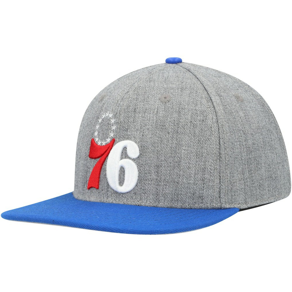 Philadelphia 76ers Pro Standard Classic Logo Two-Tone Snapback Hat On Sale