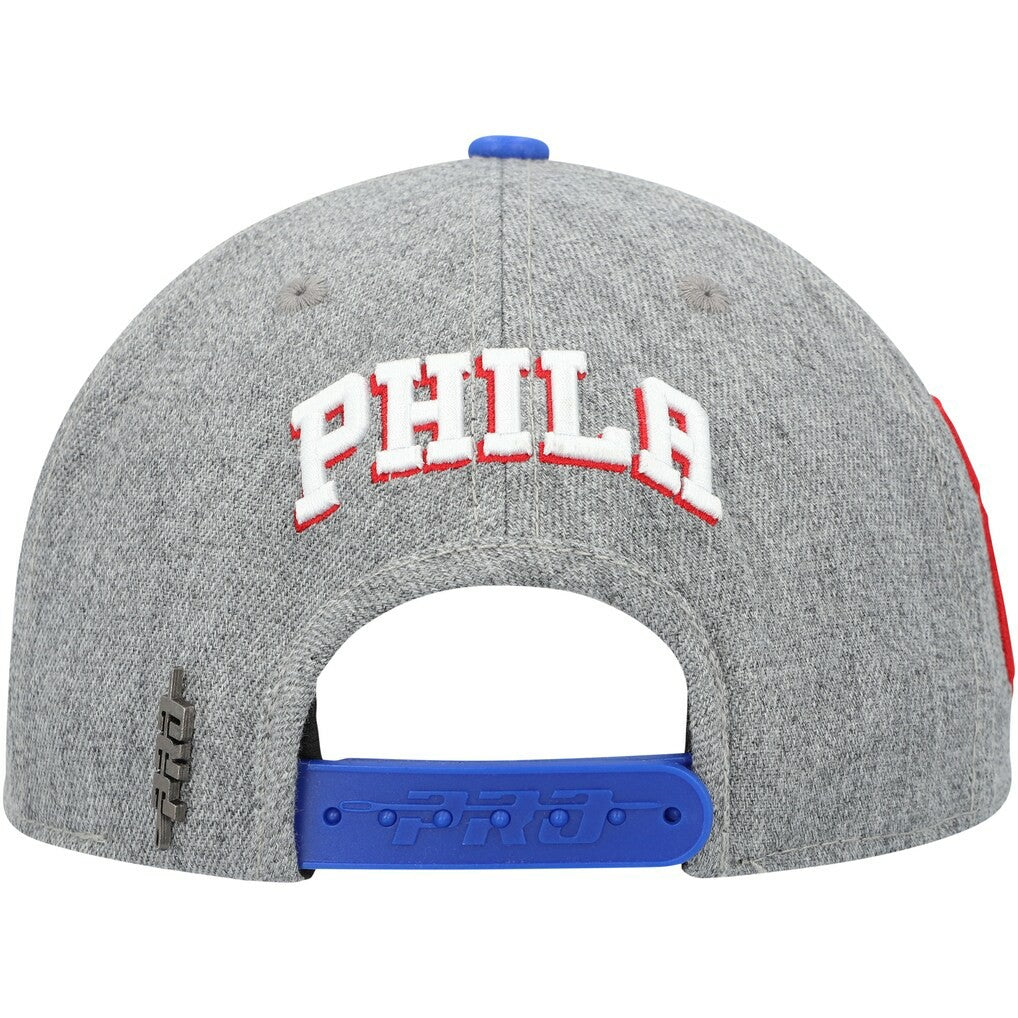 Philadelphia 76ers Pro Standard Classic Logo Two-Tone Snapback Hat On Sale