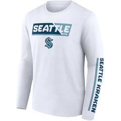 Seattle Kraken Fanatics Breakaway Combo Long Sleeve T-Shirt Outlet