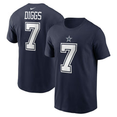 Dallas Cowboys Nike Trevon Diggs  Player Name & Number T-Shirt