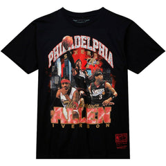 Allen Iverson Philadelphia 76ers Hardwood Classics Bling Concert Player T-Shirt Online