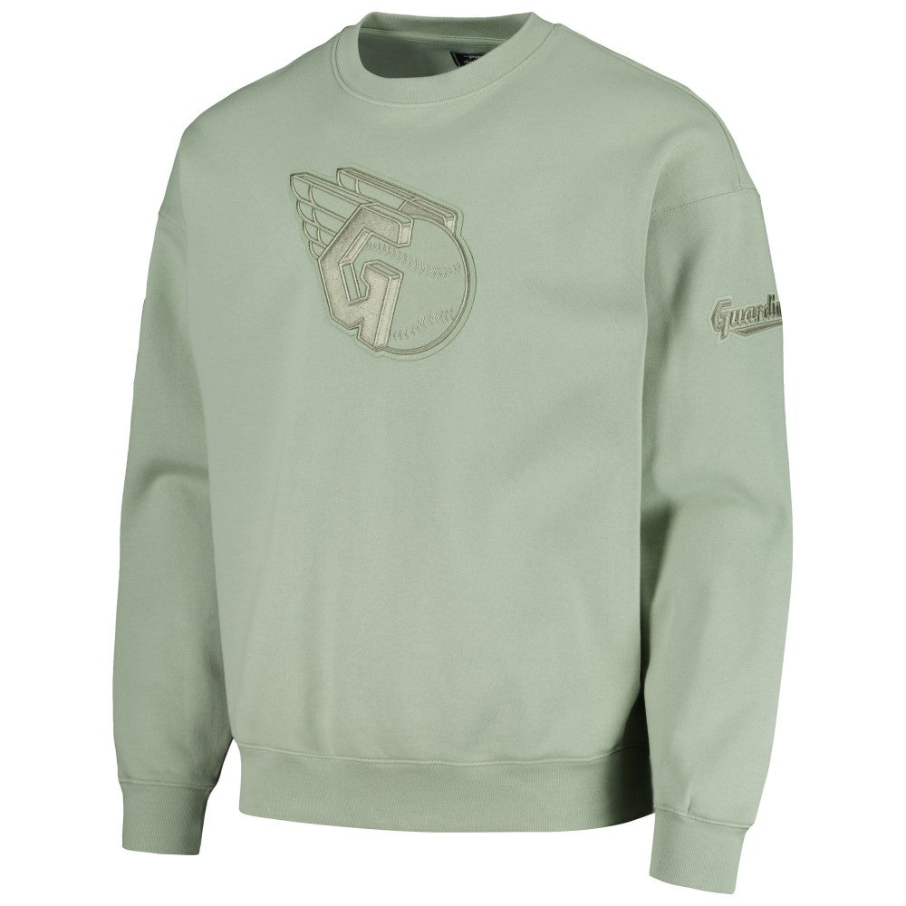 Cleveland Guardians Pro Standard Neutral Drop Shoulder Pullover Sweatshirt | MLB Online