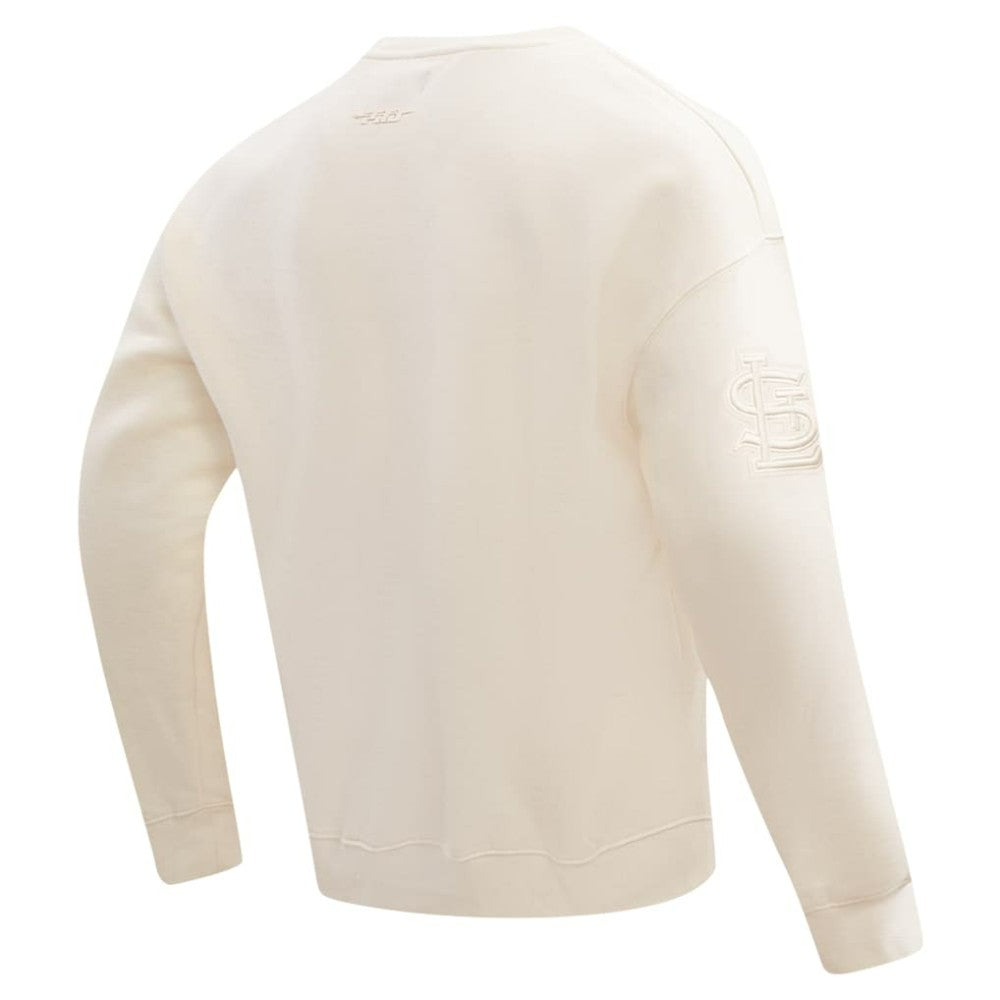 St. Louis Cardinals Pro Standard Neutral Drop Shoulder Pullover Sweatshirt | MLB Discount