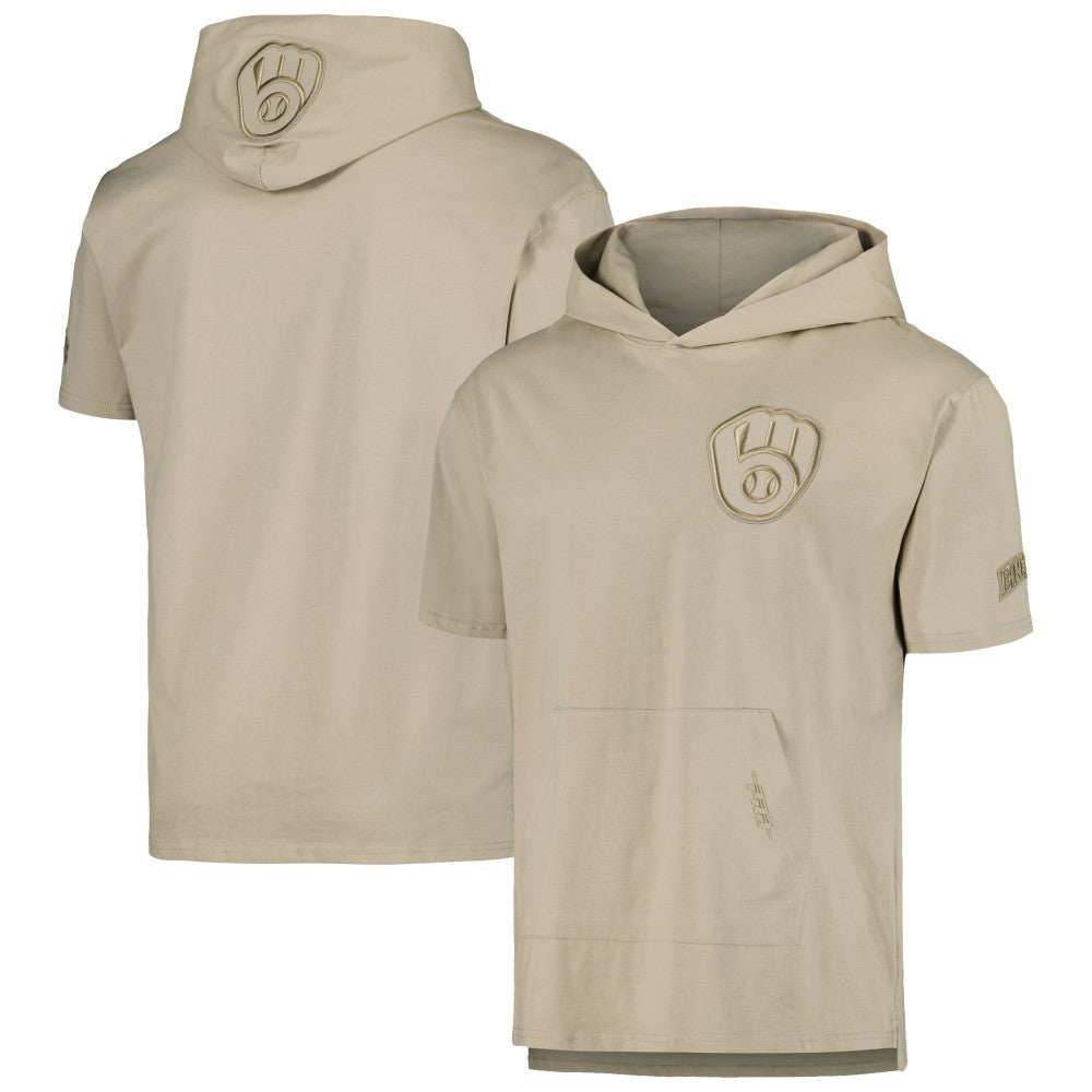 Milwaukee Brewers Pro Standard Neutral Hoodie T-Shirt | MLB Online