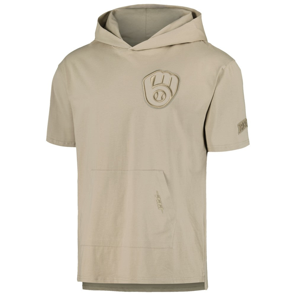 Milwaukee Brewers Pro Standard Neutral Hoodie T-Shirt | MLB Online