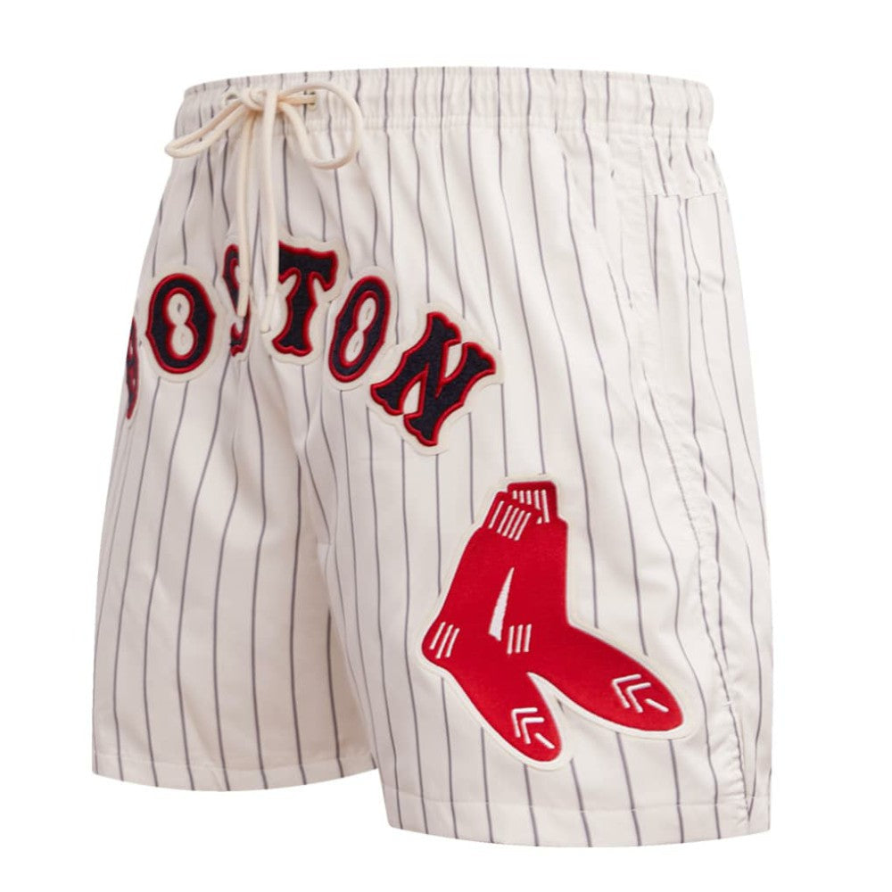 Boston Red Sox Pro Standard Pinstripe Retro Classic Woven Shorts | MLB Sale
