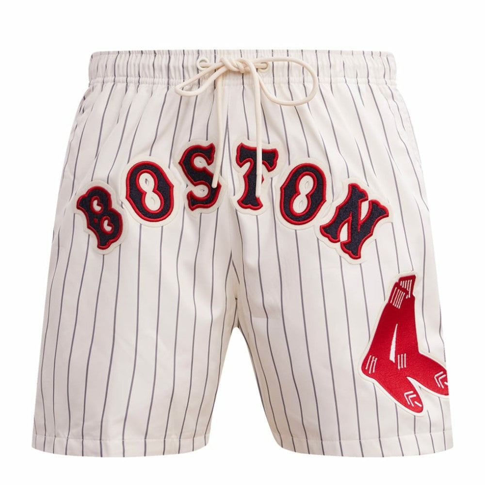 Boston Red Sox Pro Standard Pinstripe Retro Classic Woven Shorts | MLB Sale