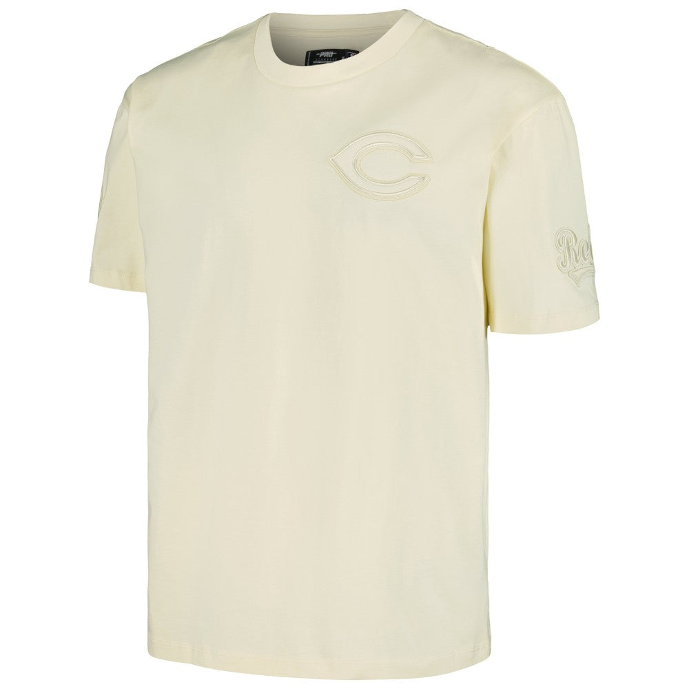 Cincinnati Reds Pro Standard Oversized Neutral CJ Dropped Shoulders T-Shirt | MLB New