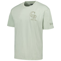 Colorado Rockies Pro Standard Oversized Neutral CJ Dropped Shoulders T-Shirt | MLB On Sale