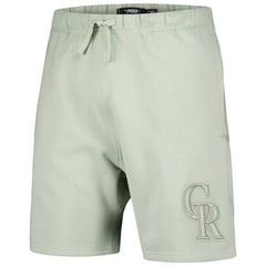 Colorado Rockies Pro Standard Neutral Fleece Shorts | MLB Online