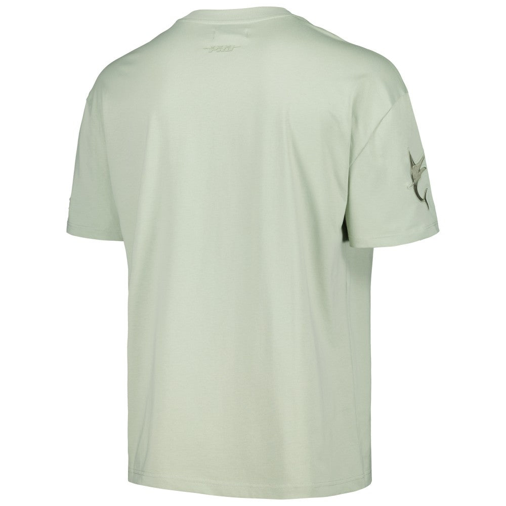 Miami Marlins Pro Standard Oversized Neutral CJ Dropped Shoulders T-Shirt | MLB On Sale
