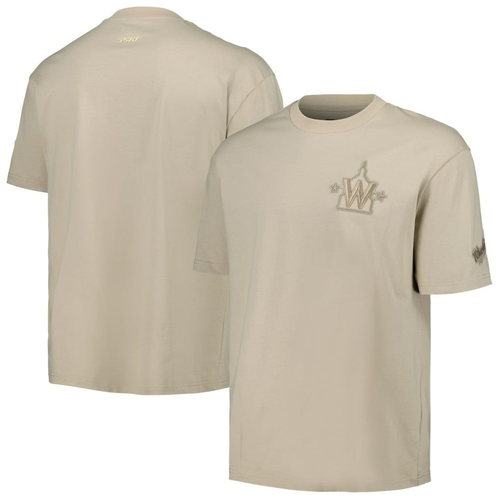 Washington Nationals Pro Standard Oversized Neutral CJ Dropped Shoulders T-Shirt | MLB On Sale