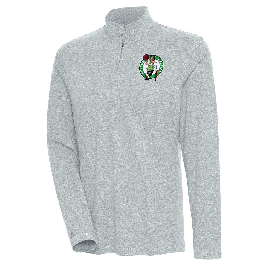 Boston Celtics Antigua Women's Confront Quarter-Zip Pullover Top Discount