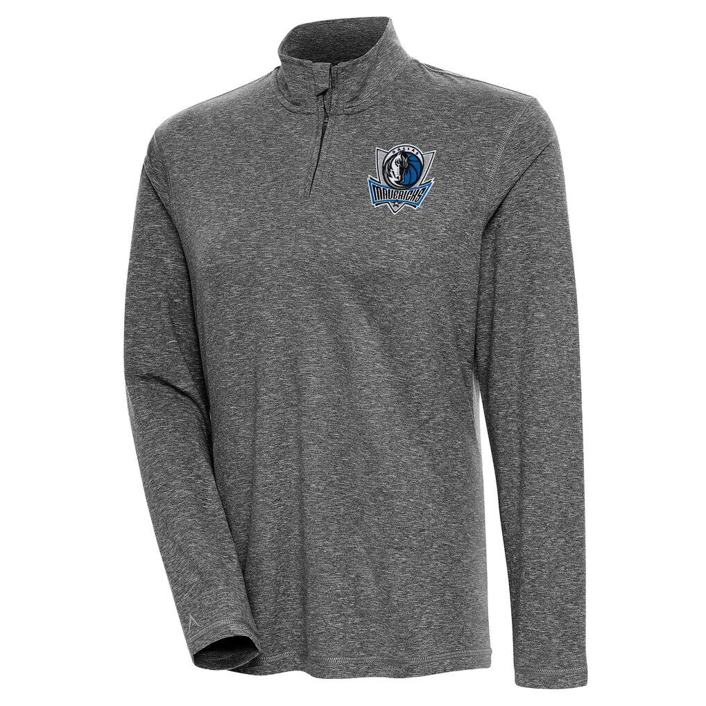 Dallas Mavericks Antigua Women's Confront Quarter-Zip Pullover Top sale On Sale