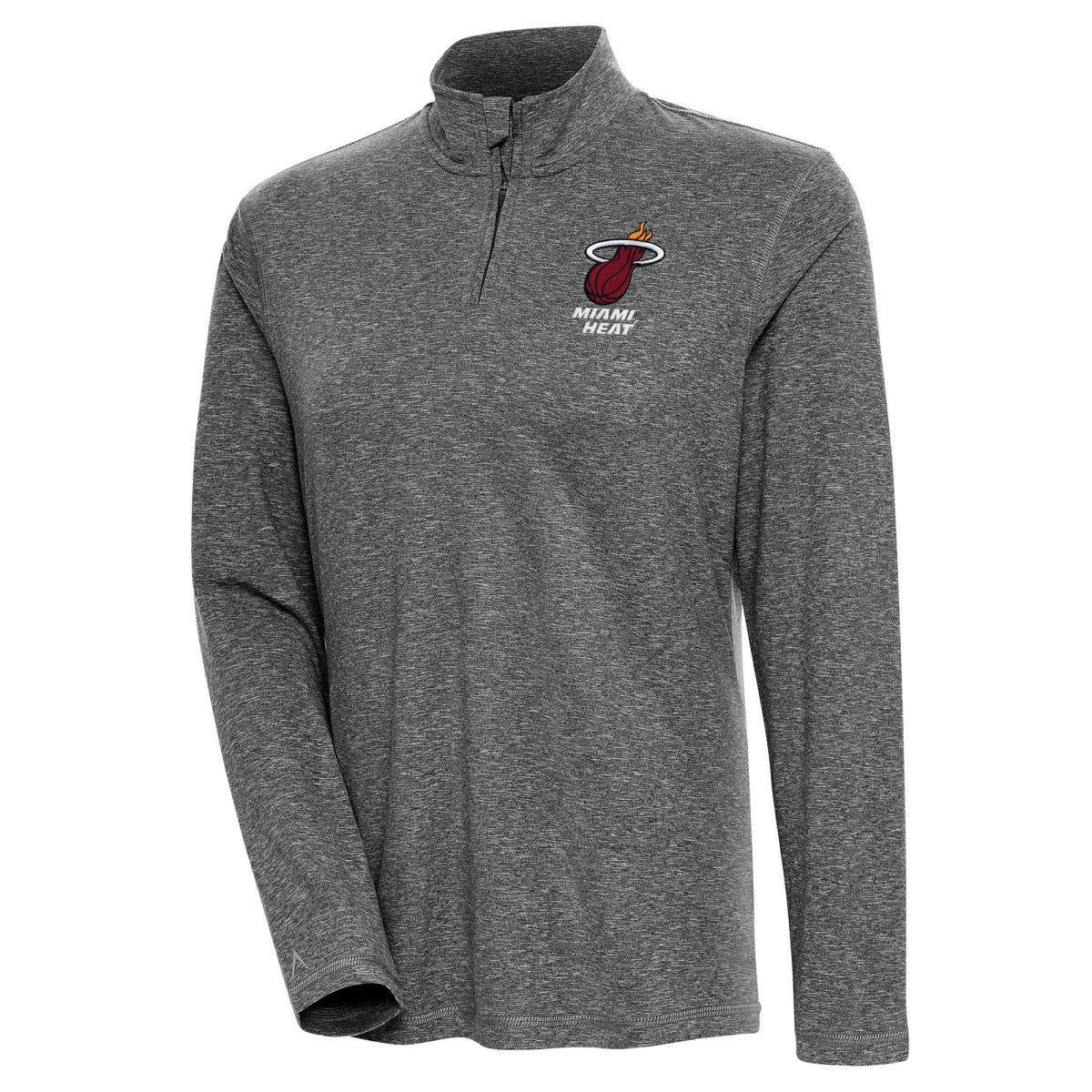 Miami Heat Antigua Women's Confront Quarter-Zip Pullover Top Outlet