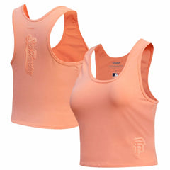 San Francisco Giants Pro Standard Women's Neutral Fitted Racerback Tank Top | MLB US