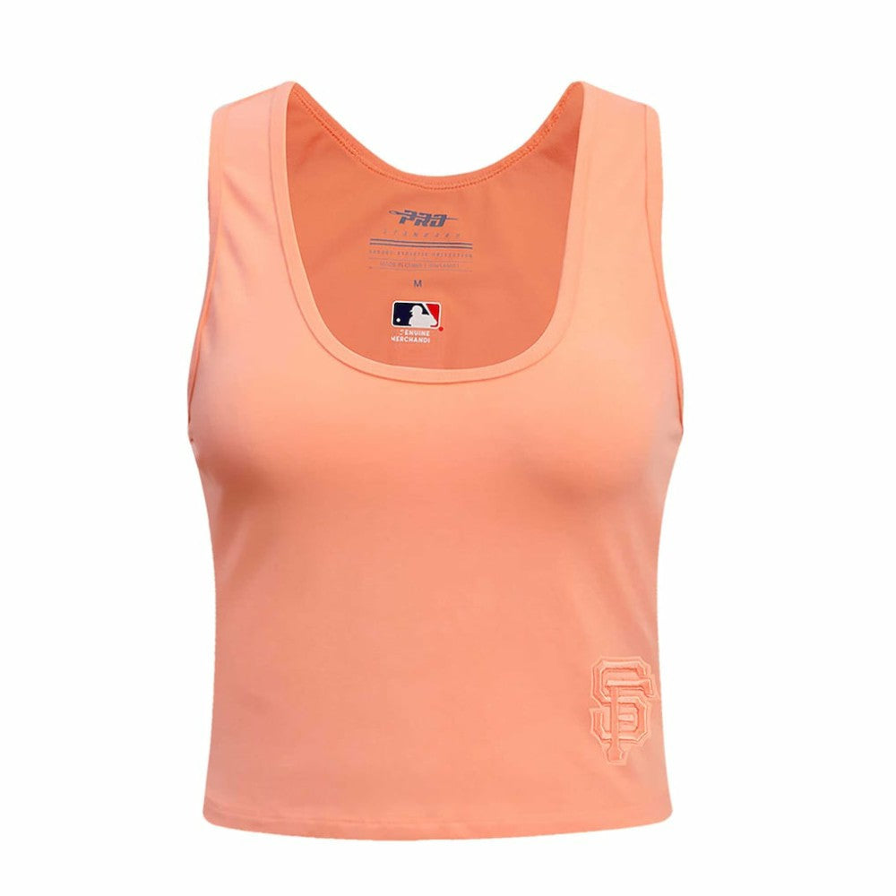 San Francisco Giants Pro Standard Women's Neutral Fitted Racerback Tank Top | MLB US