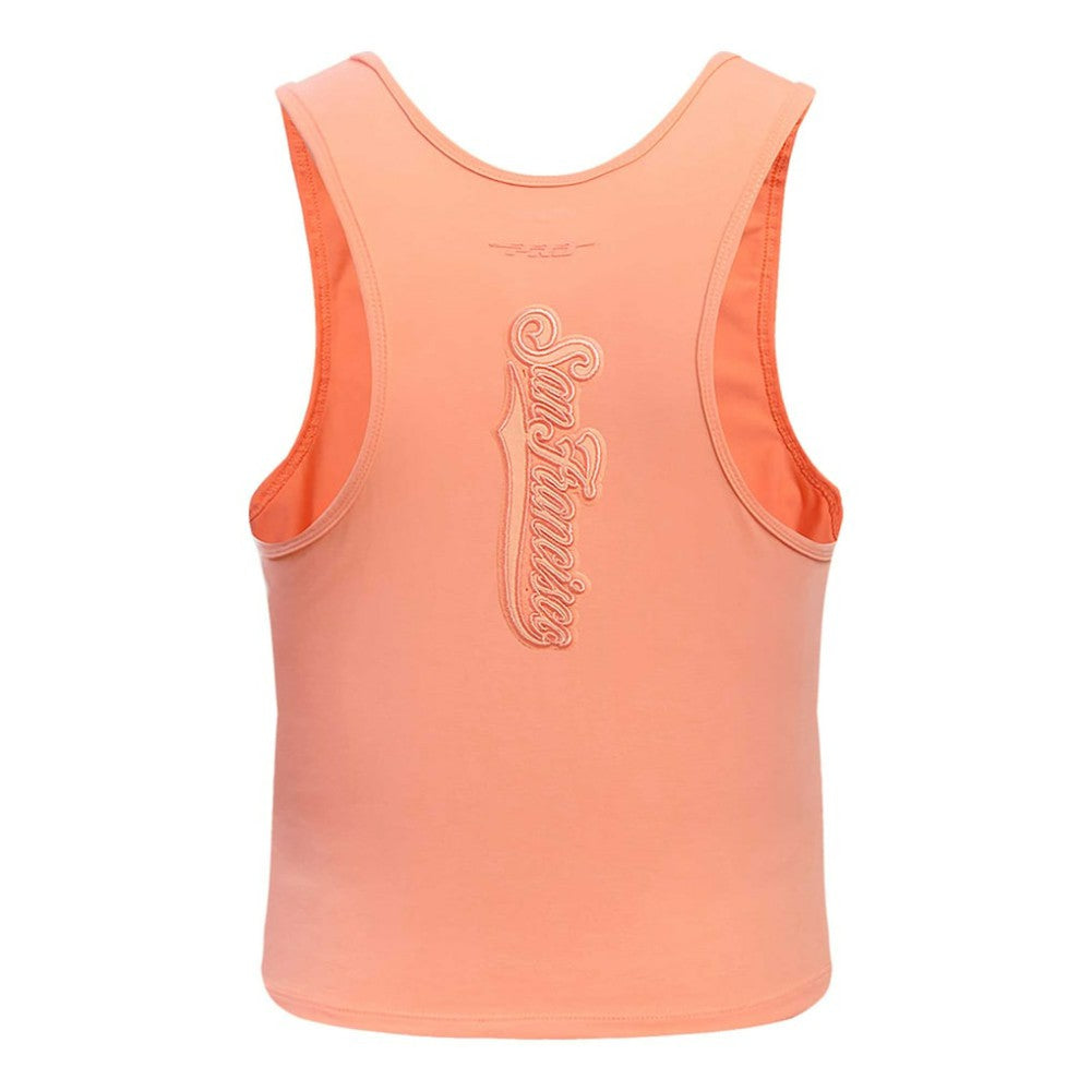 San Francisco Giants Pro Standard Women's Neutral Fitted Racerback Tank Top | MLB US