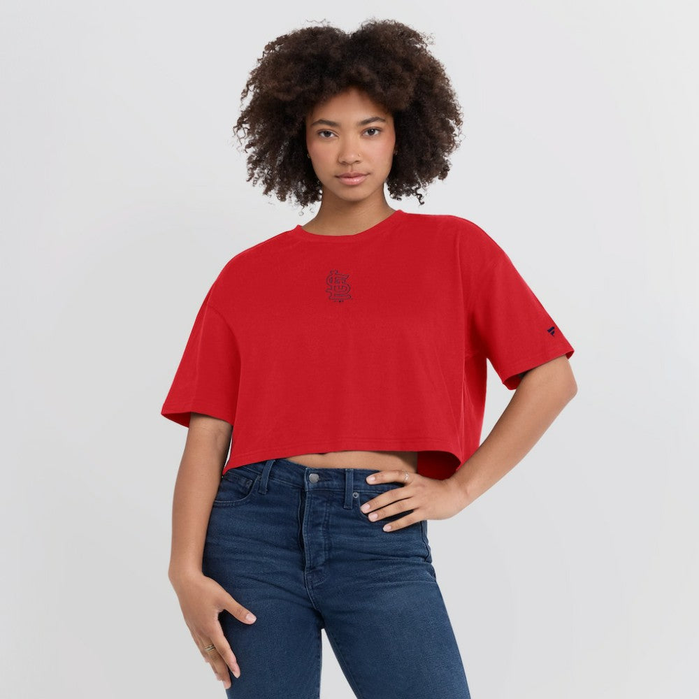 St. Louis Cardinals Fanatics Women's Elements Super Soft Boxy Cropped T-Shirt | MLB Near me
