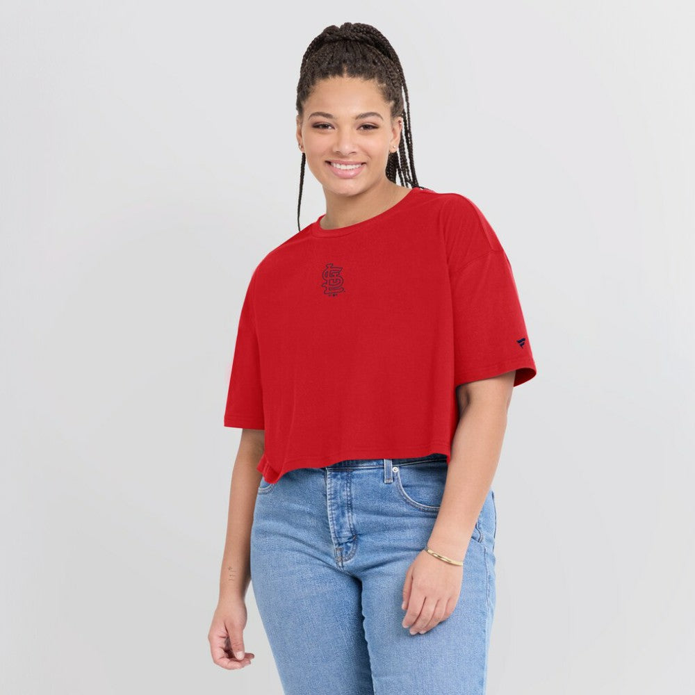 St. Louis Cardinals Fanatics Women's Elements Super Soft Boxy Cropped T-Shirt | MLB Near me